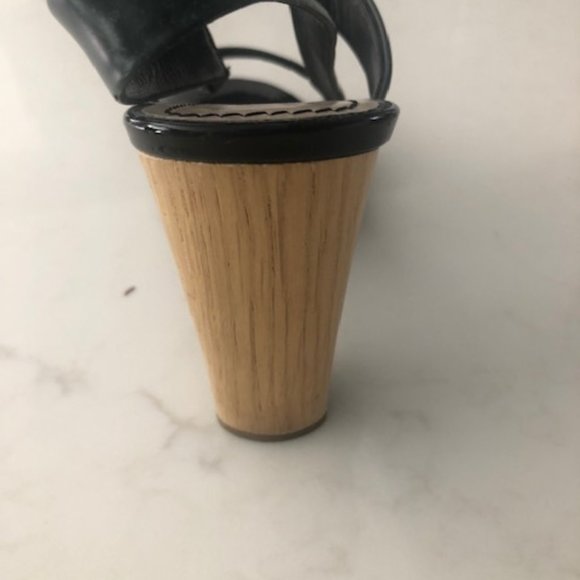 YSL Leather open toe heels - Picture 5 of 6